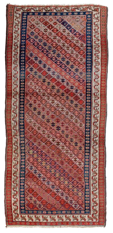 Antique Caucasian Shirvan Area Rug