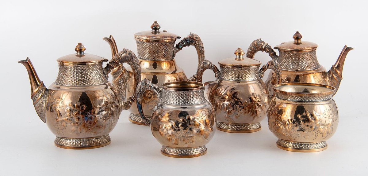 Rockford Silver plate Co. Tea Service