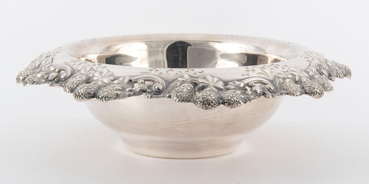 Tiffany and Co. Sterling Clover Fruit Bowl