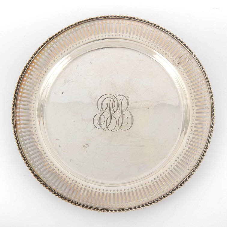 Theodore Starr Sterling Reticulated Dish