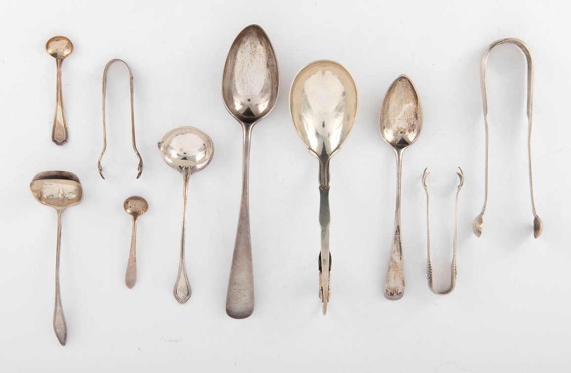 Various Sterling and British Silver Spoons