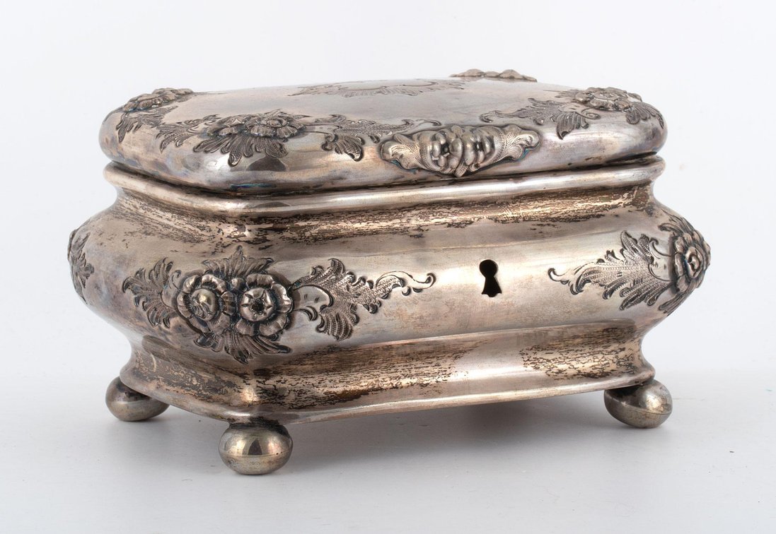 German Silver Zuckerdose