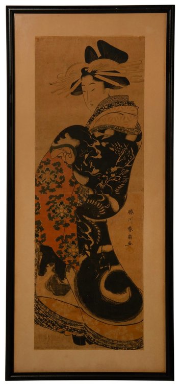 After Katsukawa Shunsen (1762-1830) Woodcut on Paper