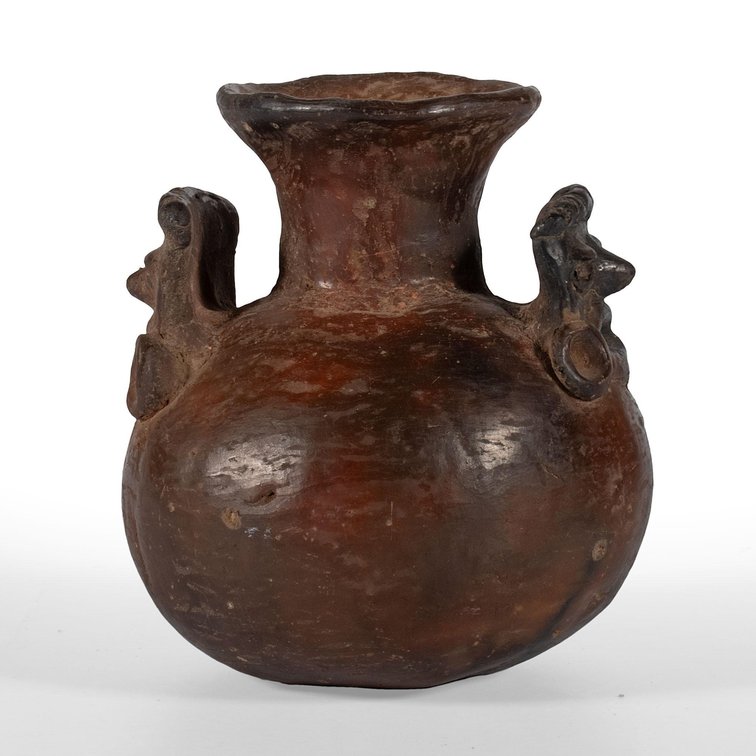 Pre-Columbian Terracotta Anthropomorphic Vessel