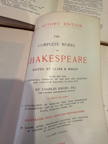 Image for Antique Shakespeare Books