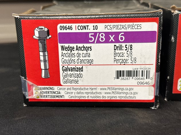 Image for Galvanized Wedge Anchors