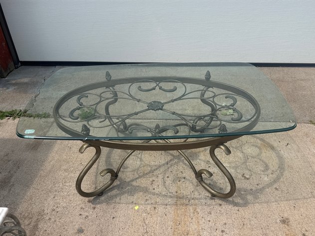 Image for Glass Top Coffee Table