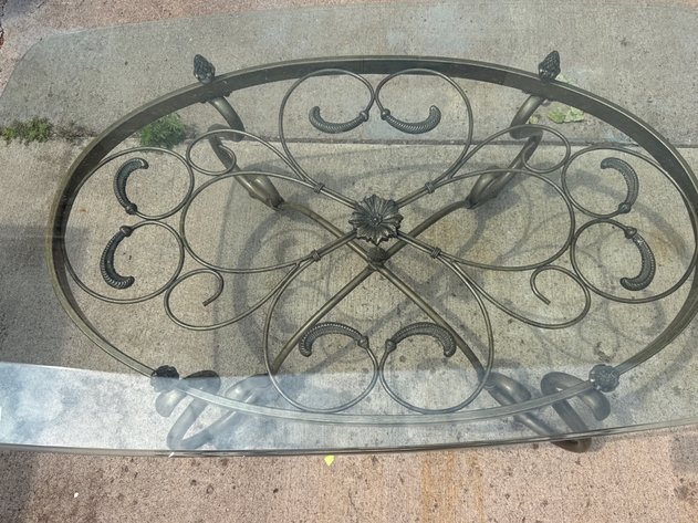 Image for Glass Top Coffee Table