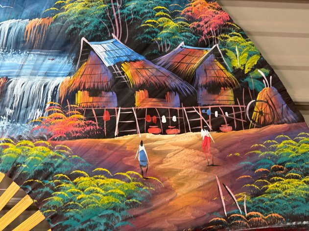 Image for Hand Painted Fan