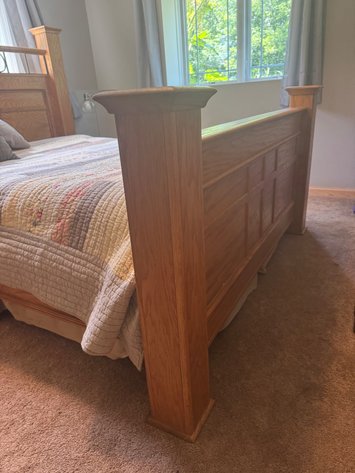 Image for Solid Oak Bed Frame
