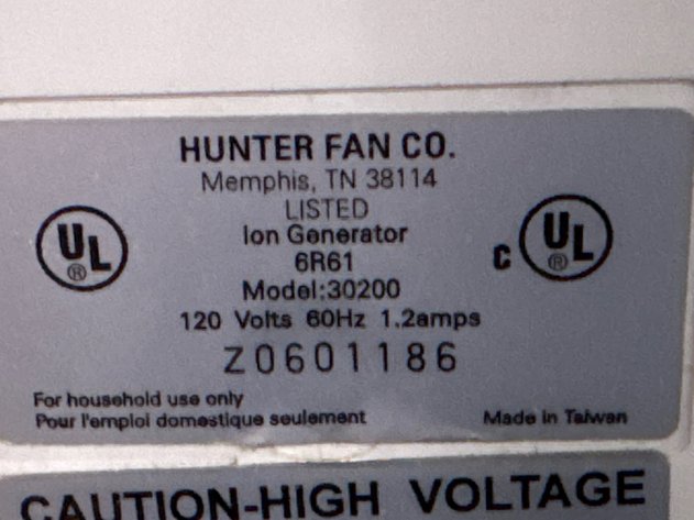 Image for Ionizer