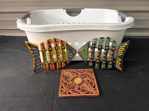 Image for Laundry Basket and Trivets