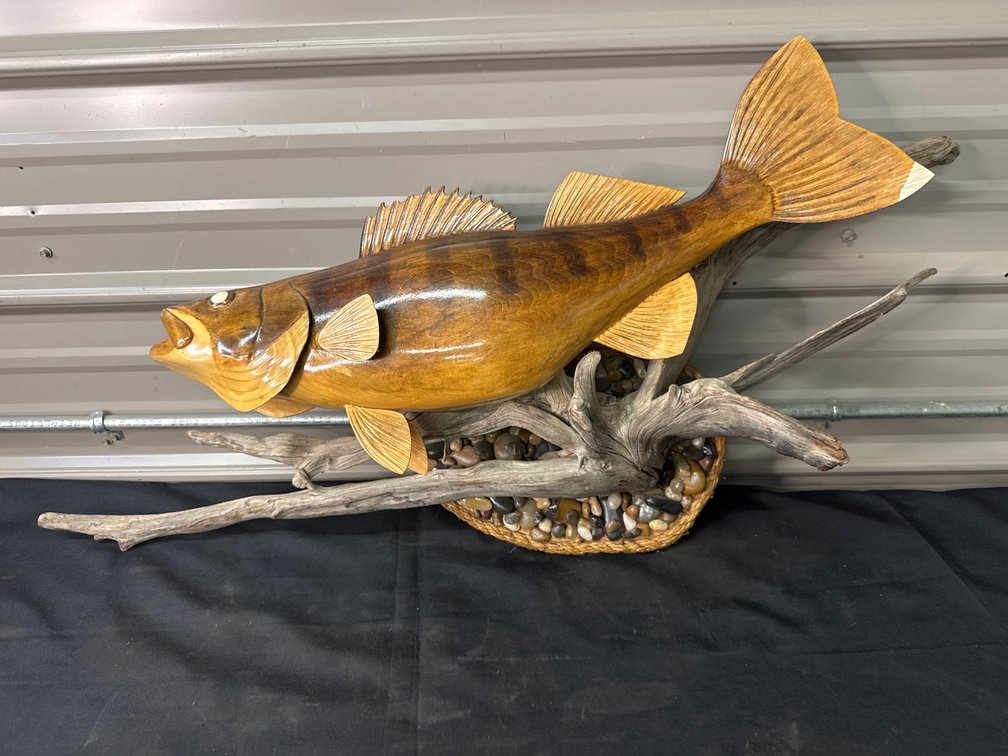 Wooden Fish Mount