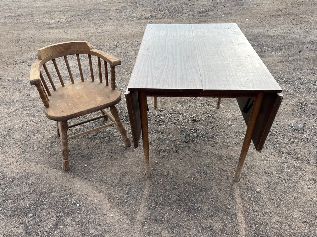 Table and Chair
