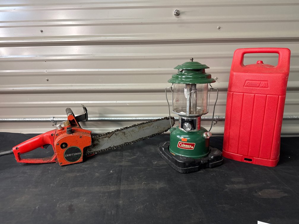 Saw and Lantern