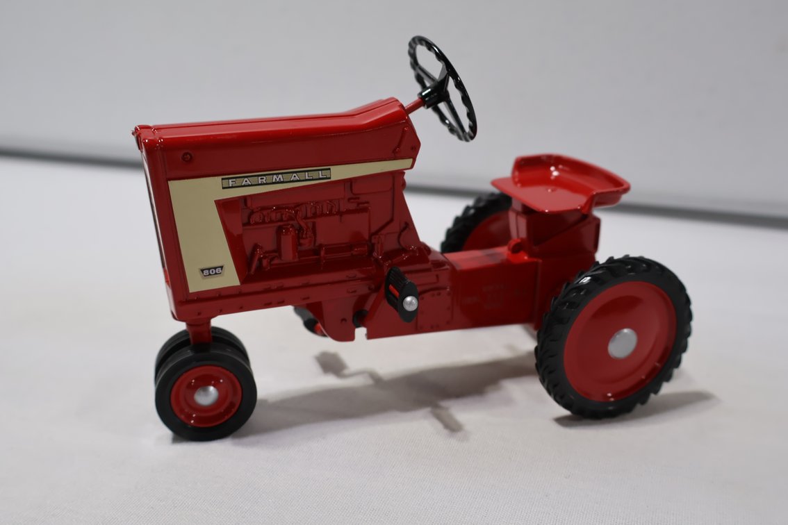 Farmall 806 Pedal Tractor Replica