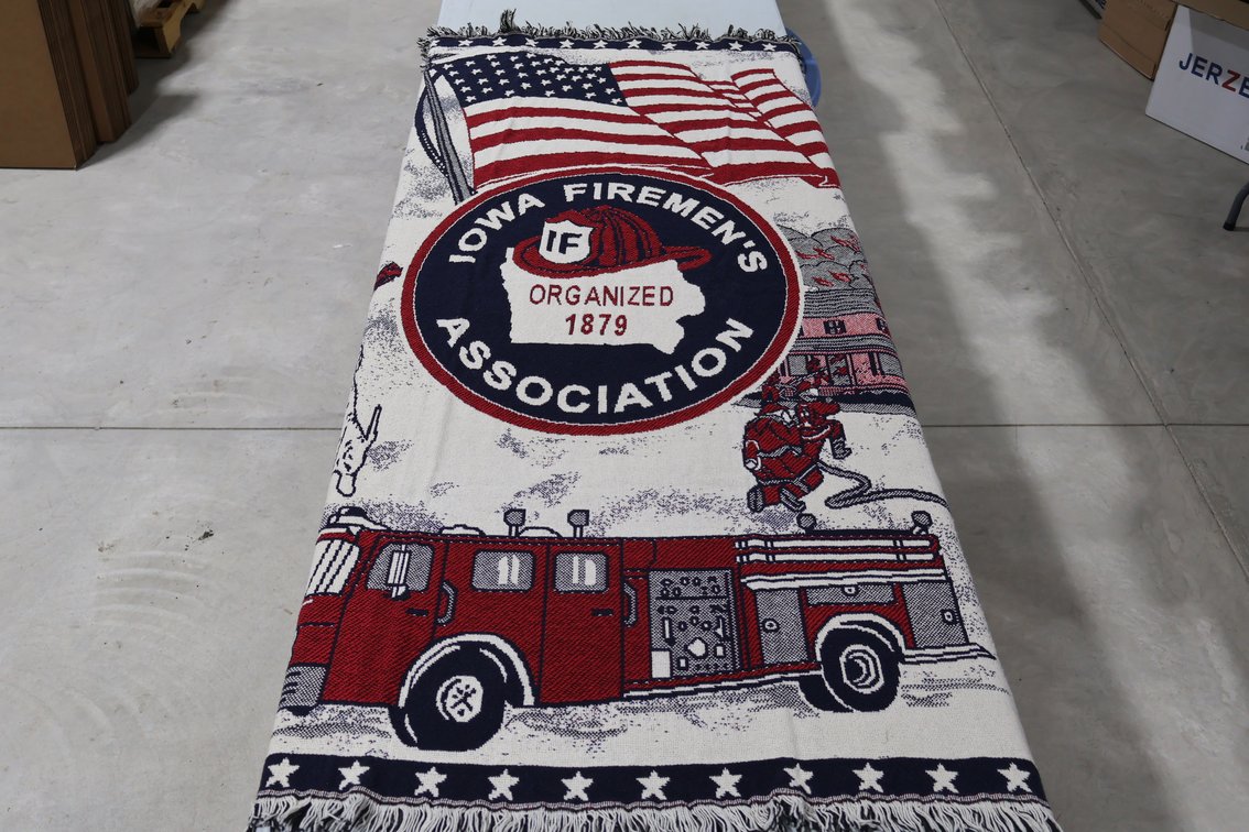 Iowa Firefighters Assoc. Throw Afghan