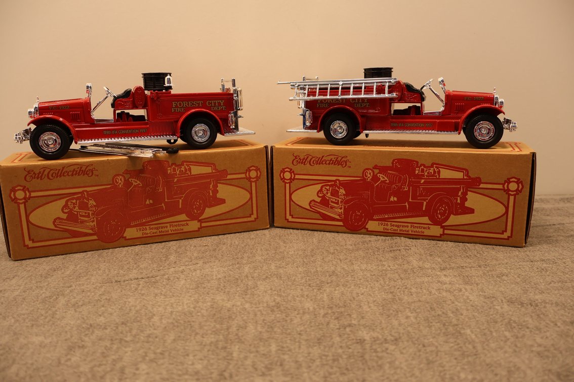 (2X) 1926 Seagrave Firetruck