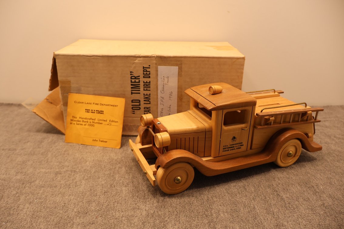 The Old Timer Wooden Fire Truck