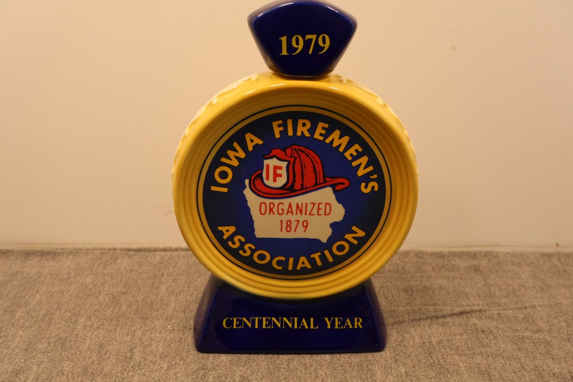 Iowa Firemen's Assoc. Centennial Decanter