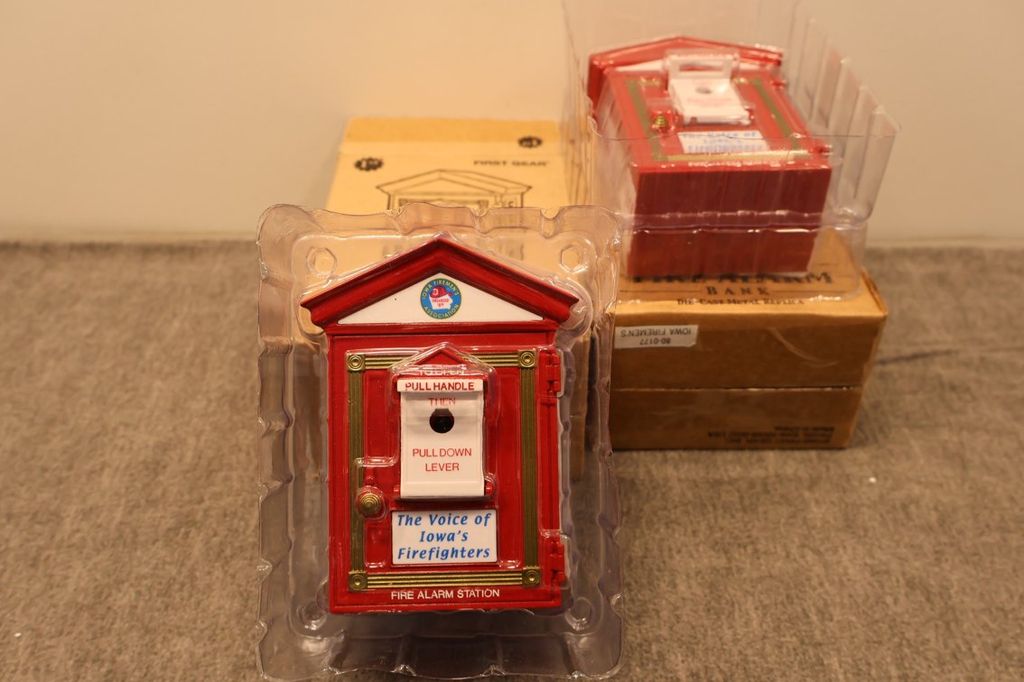 (2X) Vintage Fire Alarm Banks