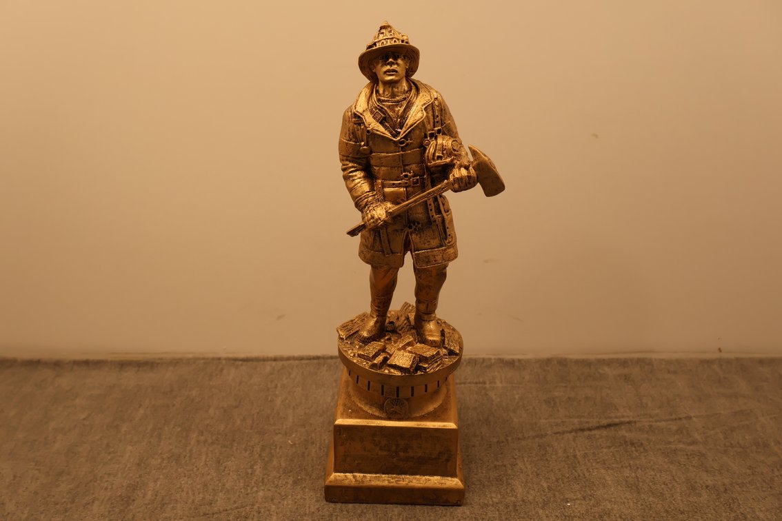 Bronze Firemen's Statue