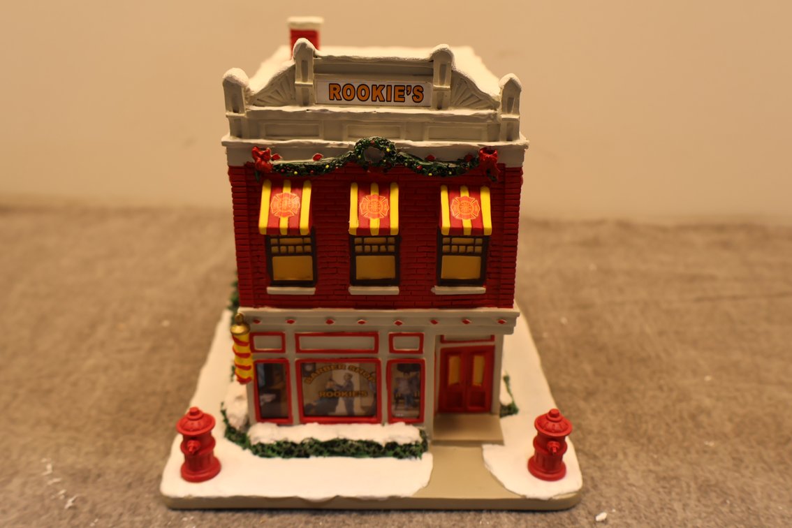 "Rookies Barbershop" Lighted House