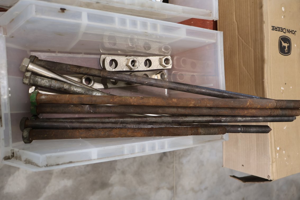 Weight Bolts and slip nut pieces