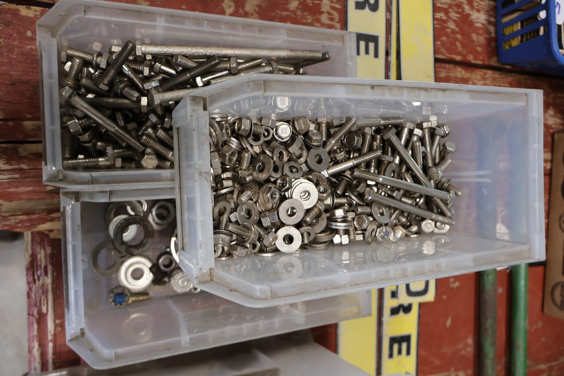 John Deere Cadmium coated hardware