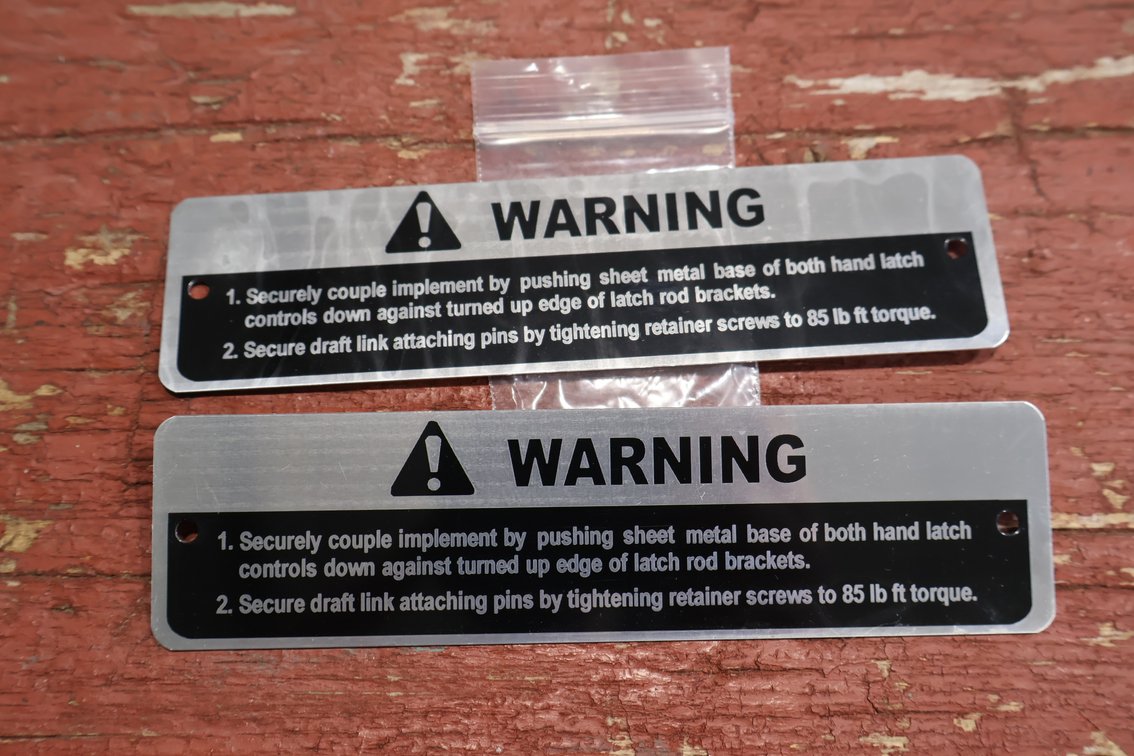 John Deere Quick Hitch Badges Group 2