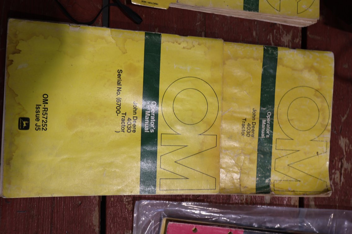 John Deere 4030 Operator's Manual Pair