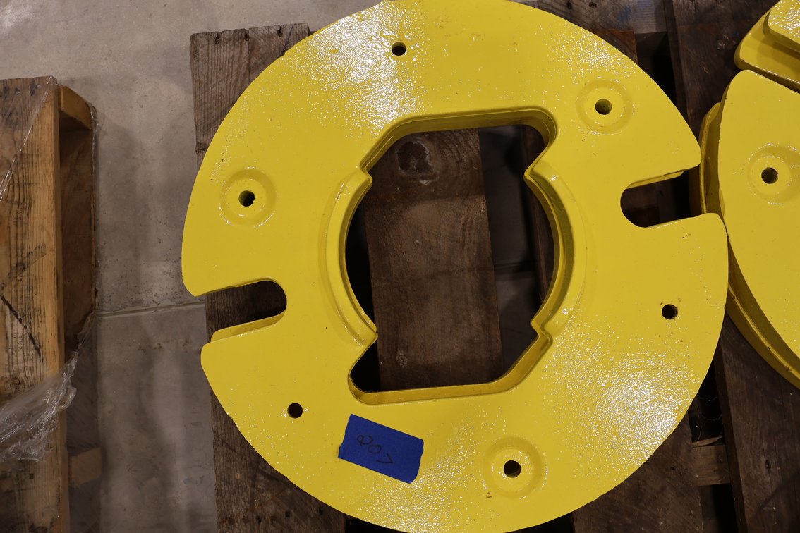 John Deere Large Center Wheel Weights 2X THE BID