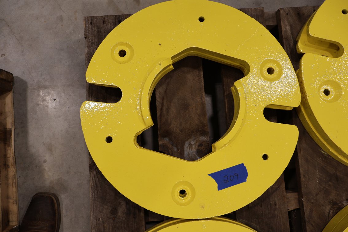 John Deere Large Center Wheel Weights 2X THE BID