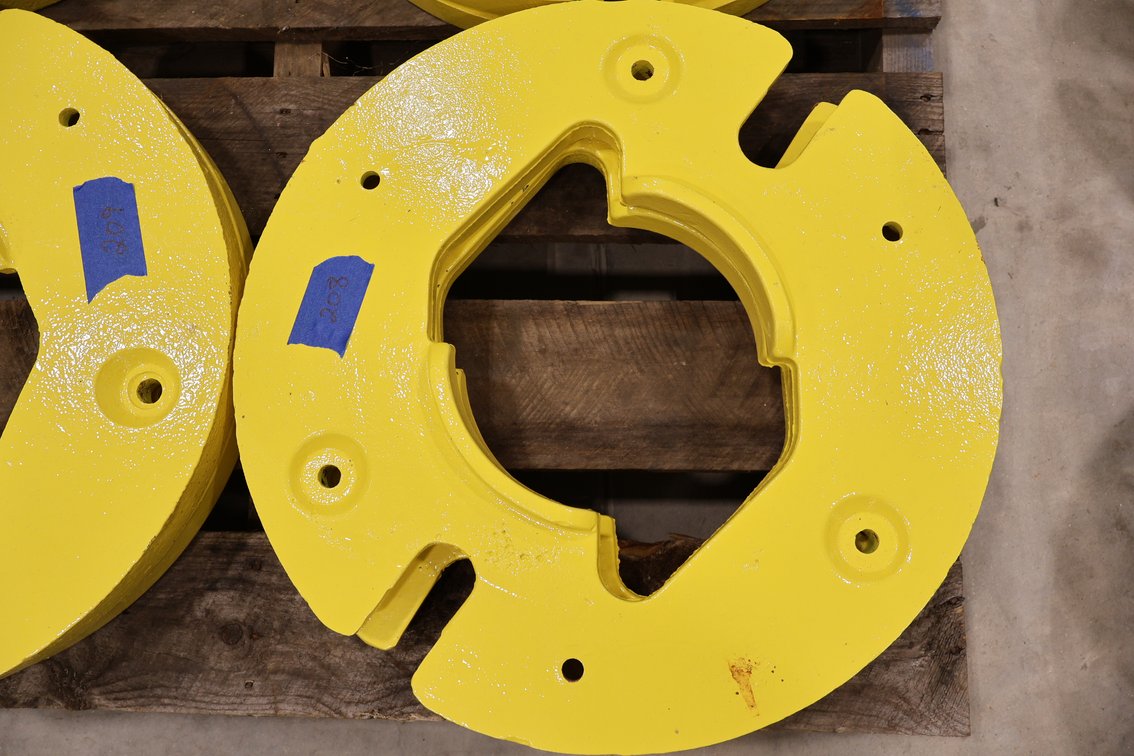 John Deere Large Center Wheel Weights 2X THE BID