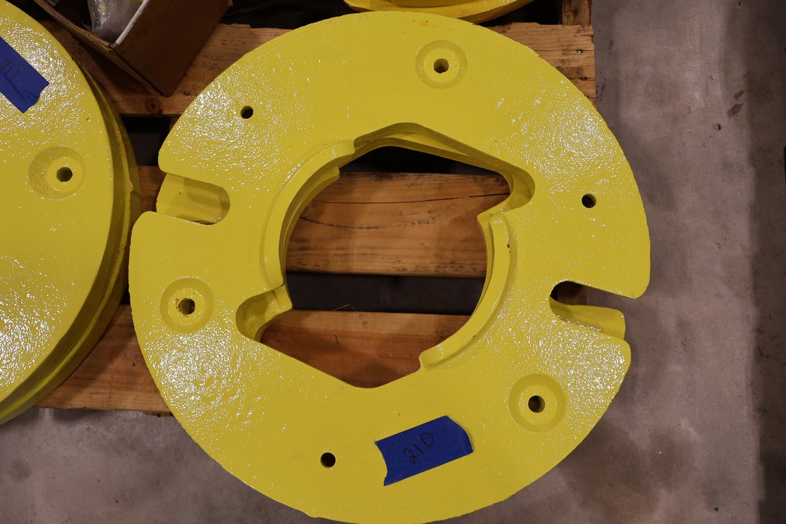 John Deere Large Center Wheel Weights 2X THE BID