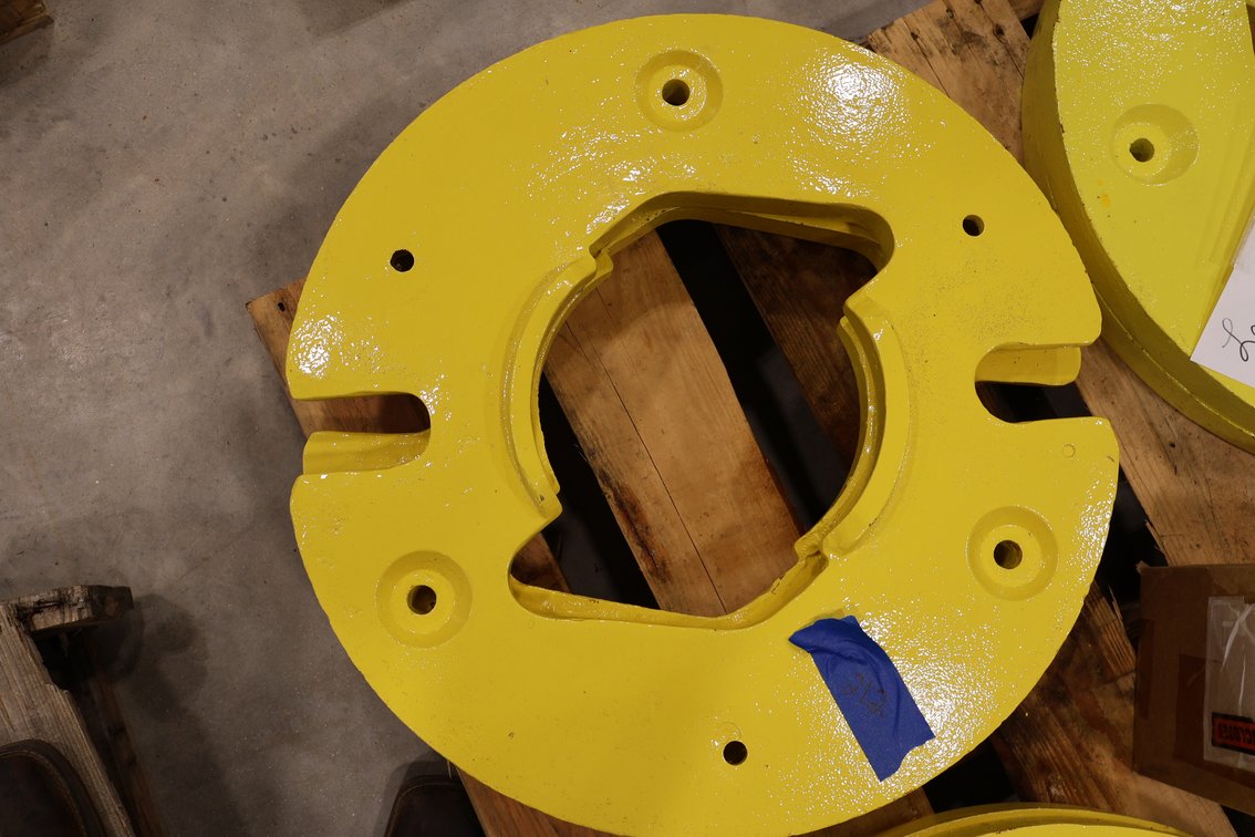 John Deere Large Center Wheel Weights 2X THE BID