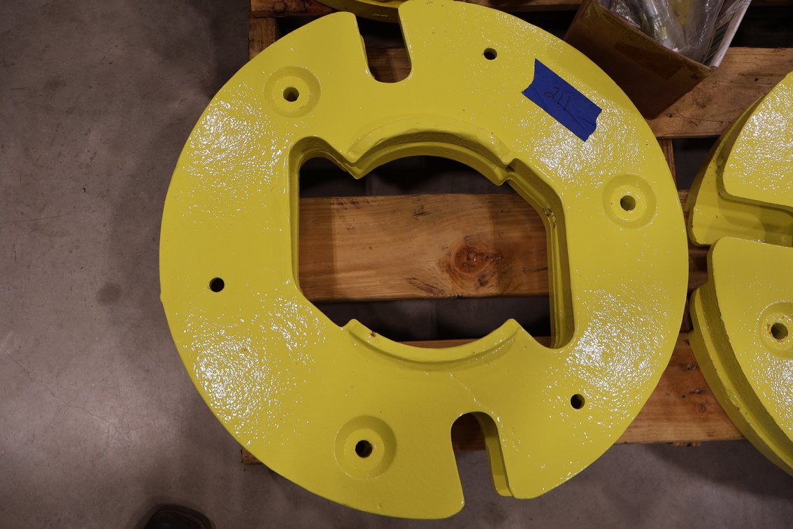 John Deere Large Center Wheel Weights 2X THE BID