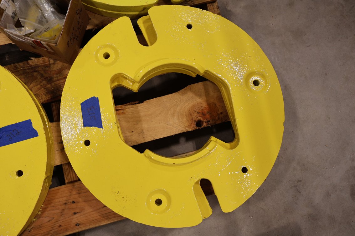 John Deere Large Center Wheel Weights 2X THE BID