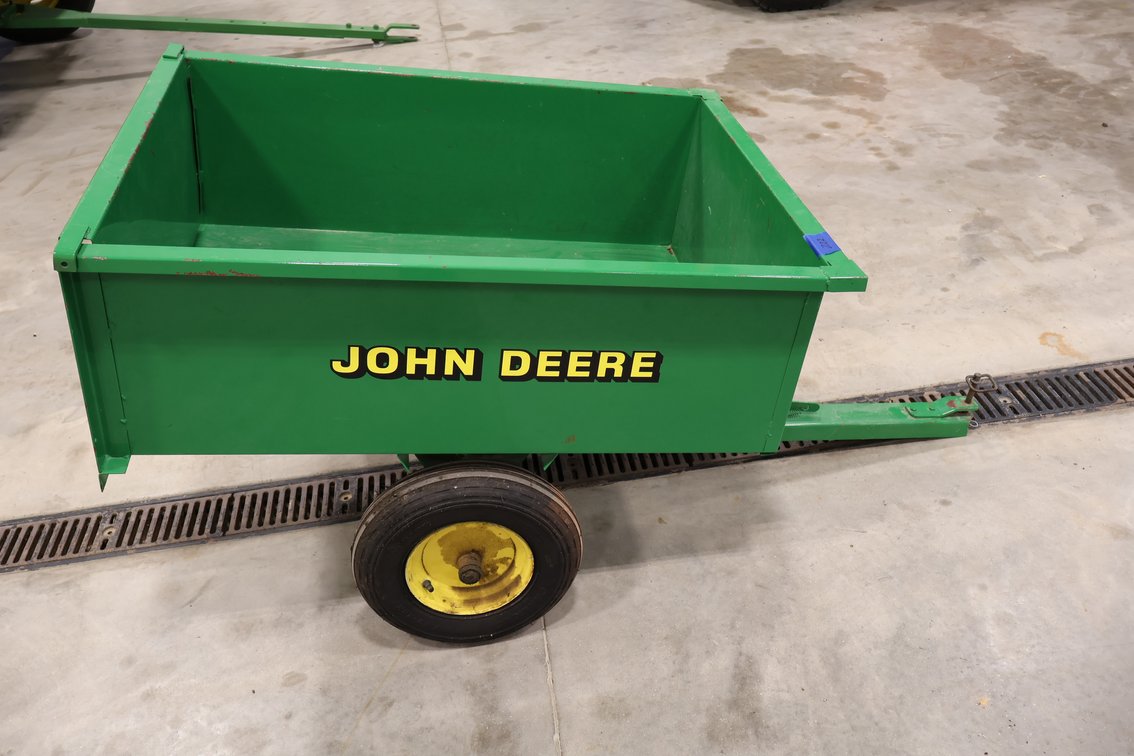 Cart painted and decaled Deere