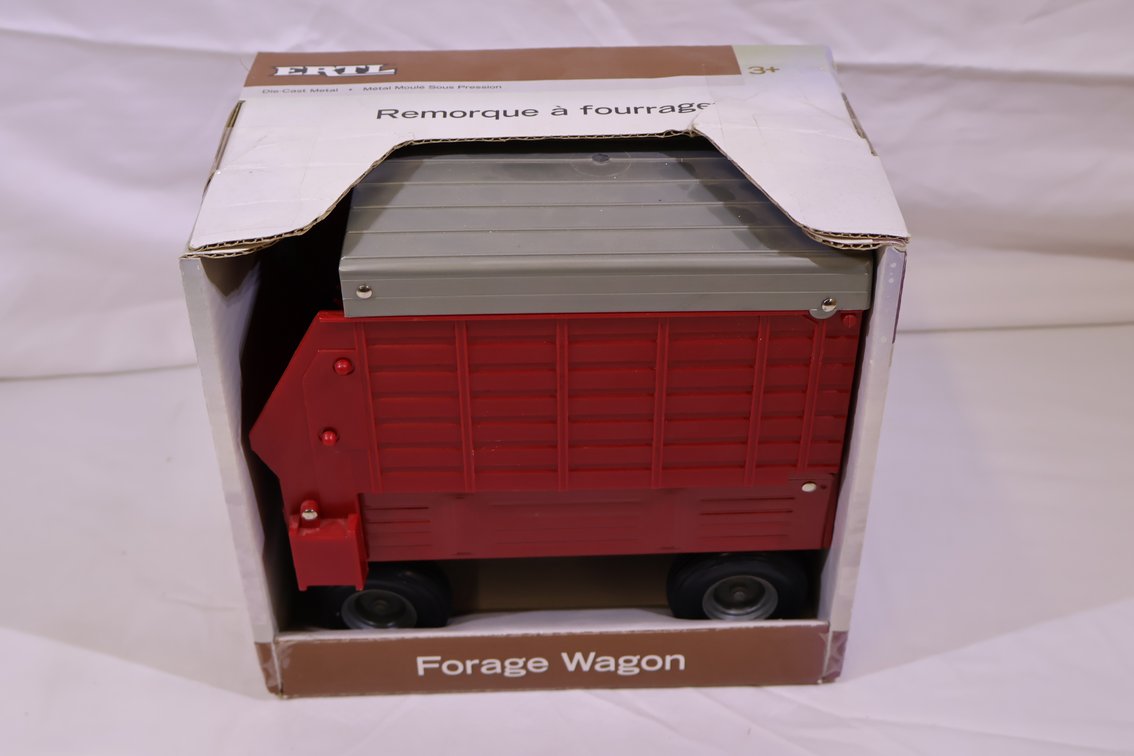 Red and Grey Forage Box