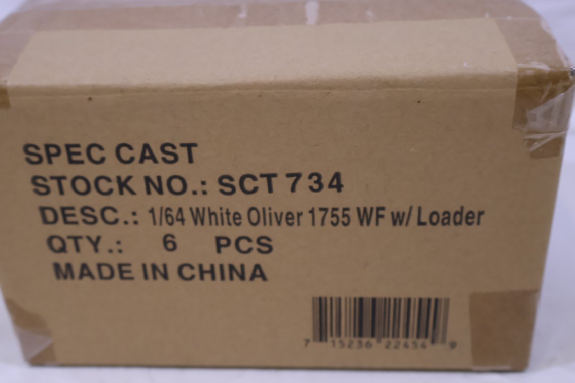 (6X)White Oliver 1755 Wf w/ Loader CASE LOT 6X THE BID