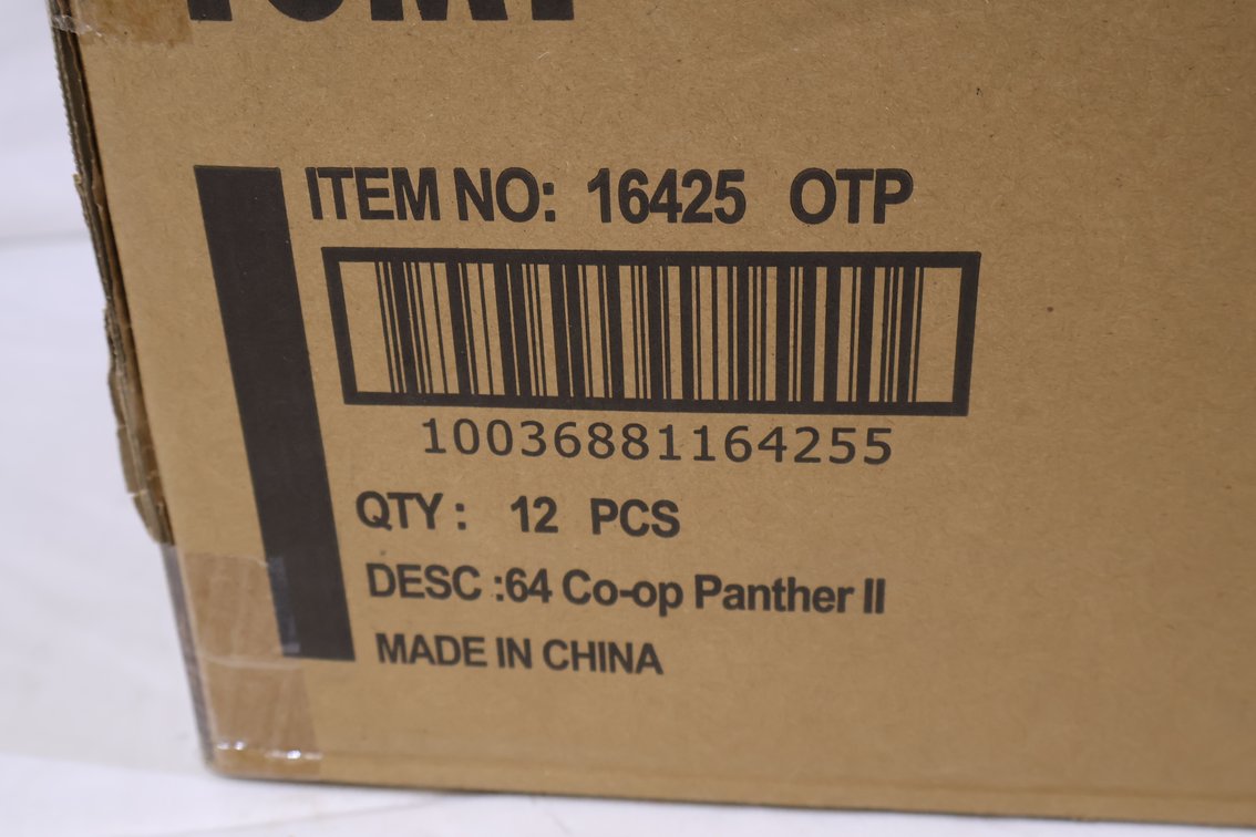 (12X)Co Op Panther II CASE LOT 12X THE BID