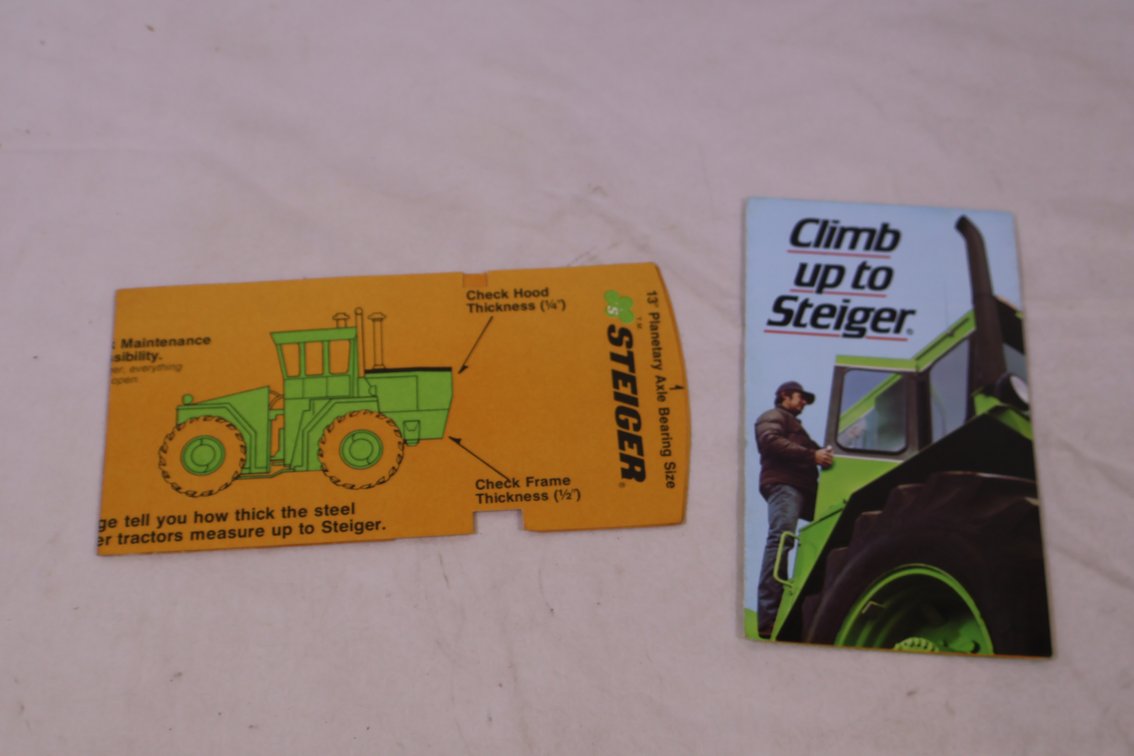 Steiger Promotional Lit Lot 2X THE BID