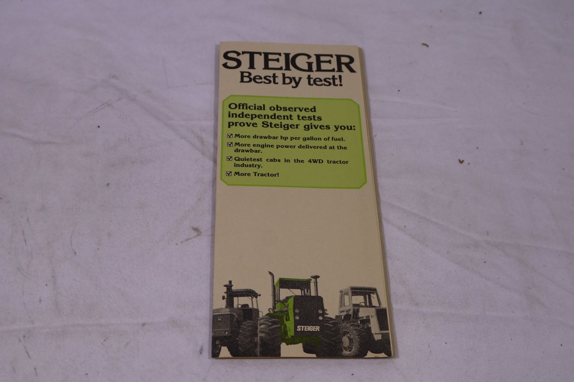 Steiger "Best by test" Brochure