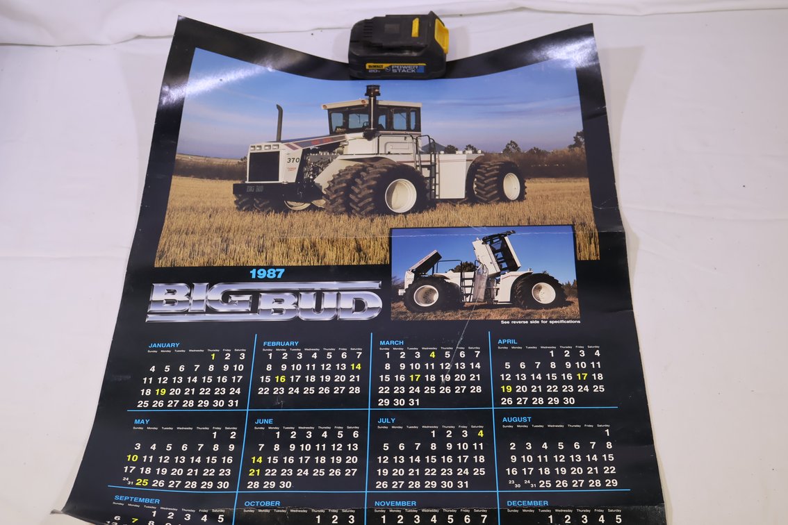 1987 Big Bud Wall Callender