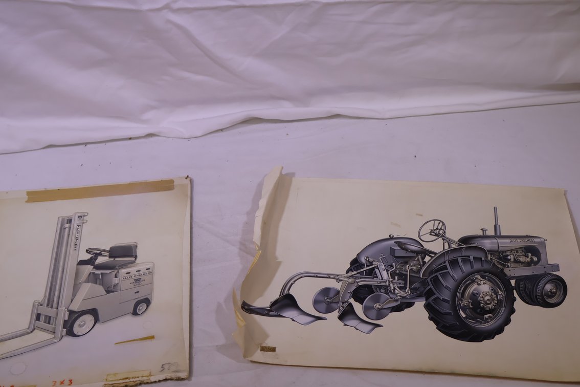 Allis Chalmers Corporate image proof Lot 2X THE BID