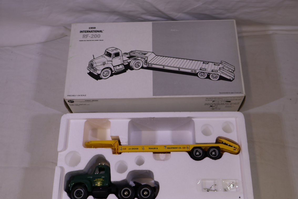 International RF200 w/ Lowboy Trailer