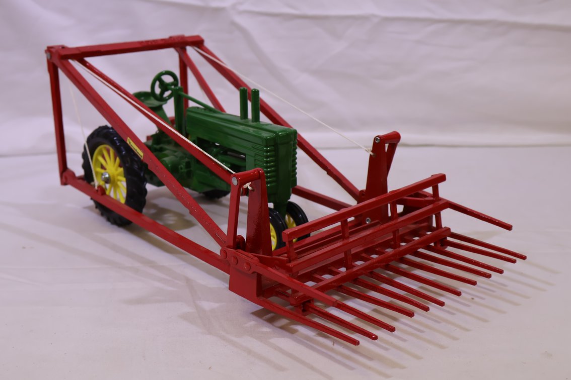 John Deere A with Farmhand Loader