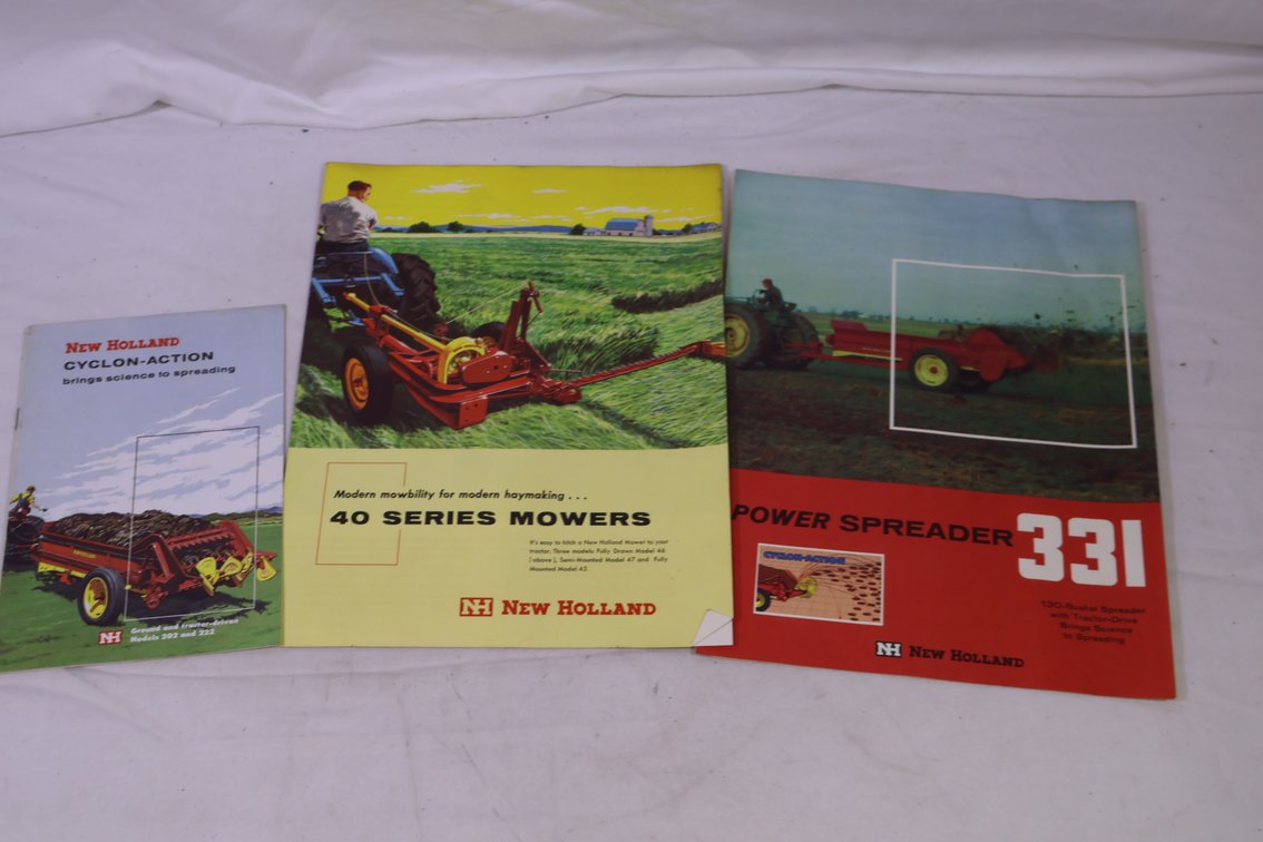 New Holland Lit Lot 3X THE BID
