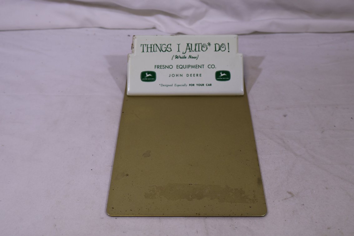 John Deere Clip Board